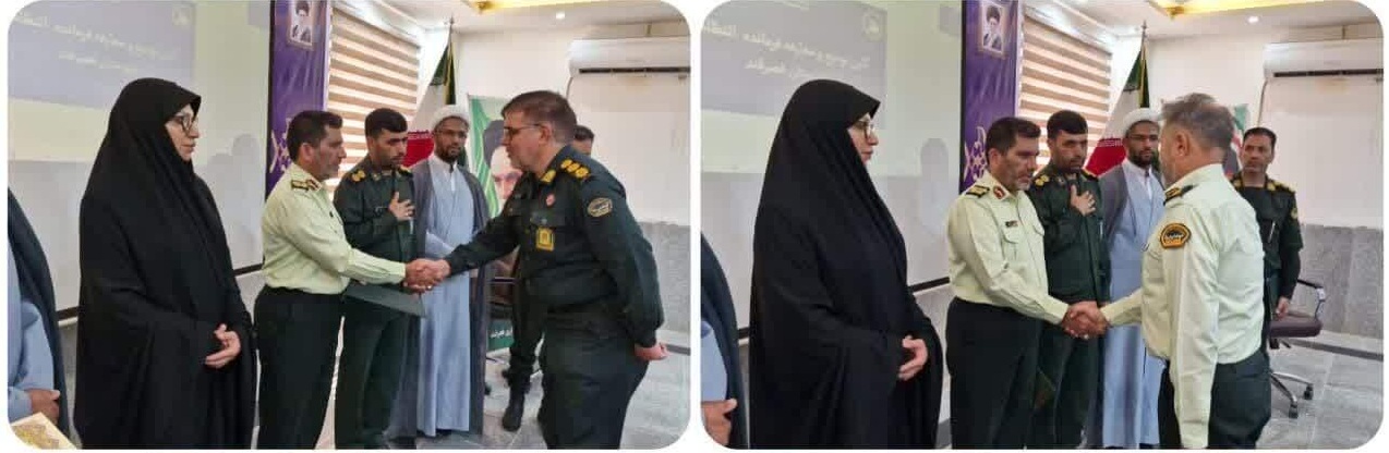 تودیع و معارفه فرمانده انتظامی شهرستان قصرقند
