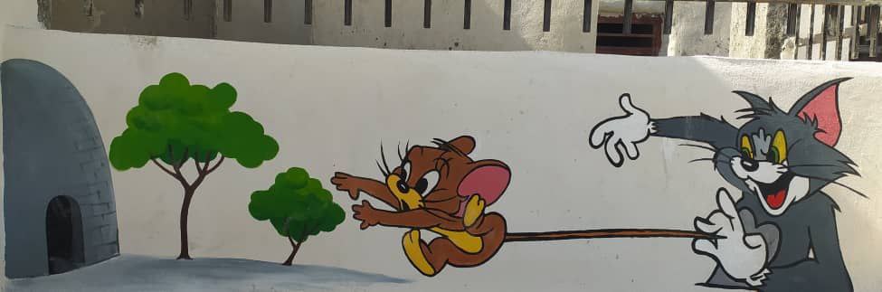 اجرای طرح نقاشی و زیباسازی پارک «فرشته»