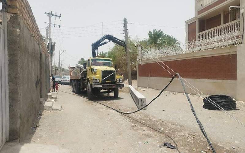 باد و باران به ۷۲ پایه برق خسارت زد