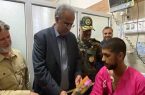 خدمت‌رسانی بی‌وقفه به مجروحان حادثه بمپور