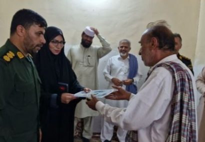 دیدار با خانواده شهدا در ساربوک